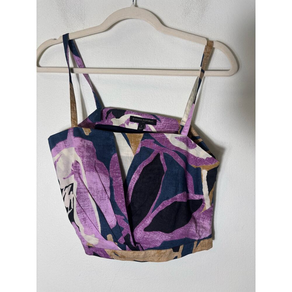 Banana Republic Purple and Blue Patterned Set